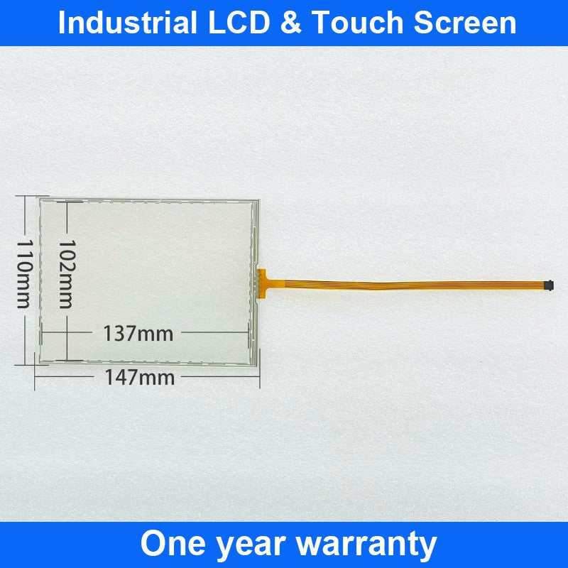 Touch Screen Panel Glass PanelView Plus 7 2711P-T7C22A9P + Overlay Film
