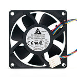 delta AUB0712VH 12V 0.56A 7CM 7025 PWM 4 wires temperature controlle fan