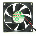 MAGIC MGA8012HB-A25 0.24A 8025 2 wire double ball chassis cooling fan