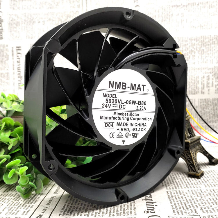 NMB 5920VL-05W-B80 D04 17251 24V 2.20A ultra-large air volume inverter fan