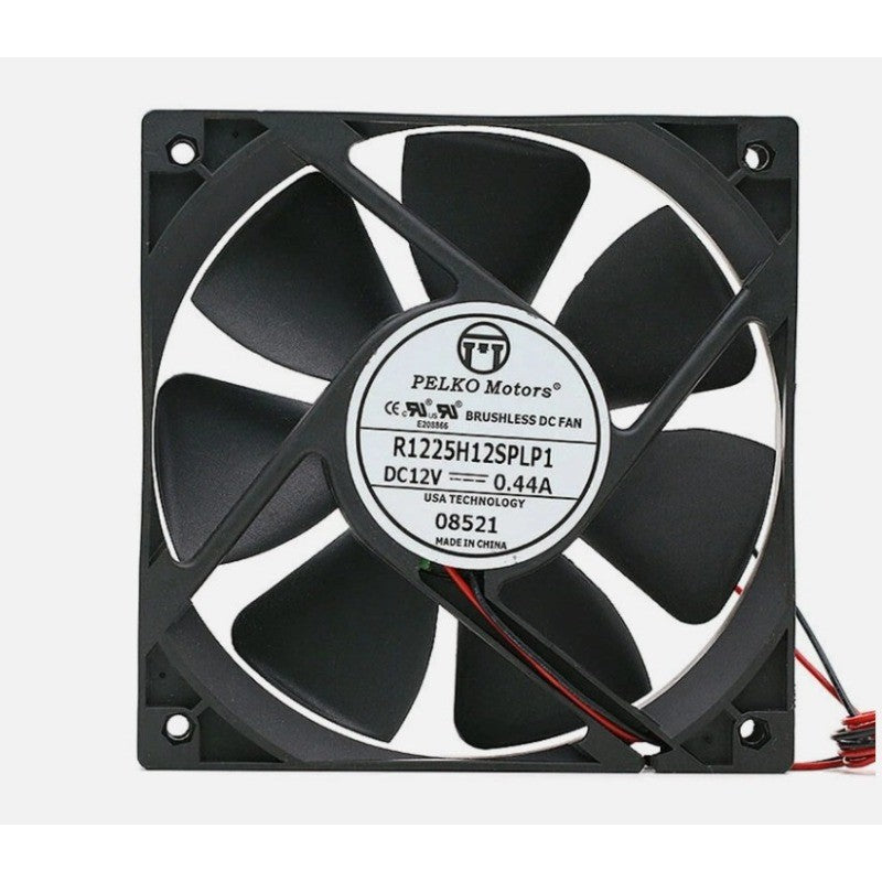 PELKO MOTORS R1225H12SPLP1 12025 12CM 12V 0.44A large air volume chassis fan