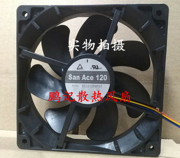 1 pcs Sanyo 9S1212P4F07 12V 4-wire projector ultra-quiet cooling fan
