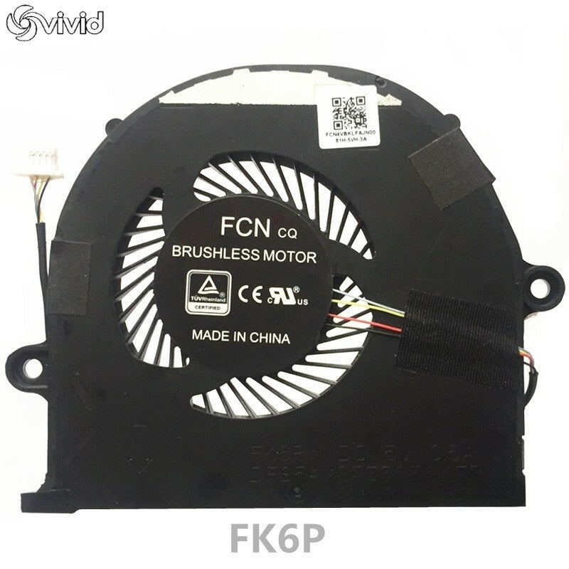 Asus ROG Strix GL503 GL503VD FX503VD CPU Fan DFS521212MP0T FCN4VBKLFAJN10 DC 5V