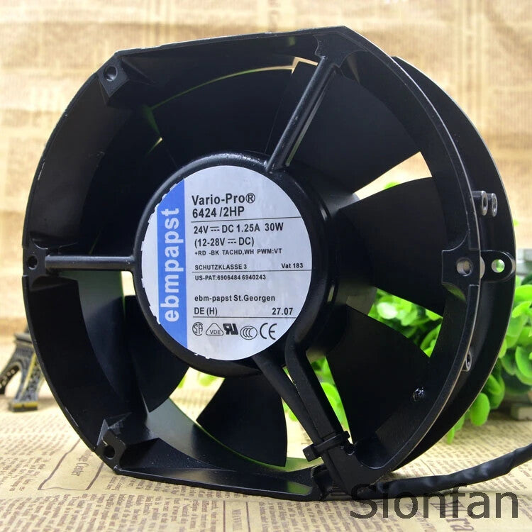 For German 6424 /2hp 24v 30W PWM speed control ABB inverter fan