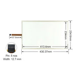AMT2523 AMT 2523 AMT-2523 Touch screen panel glass Replacement