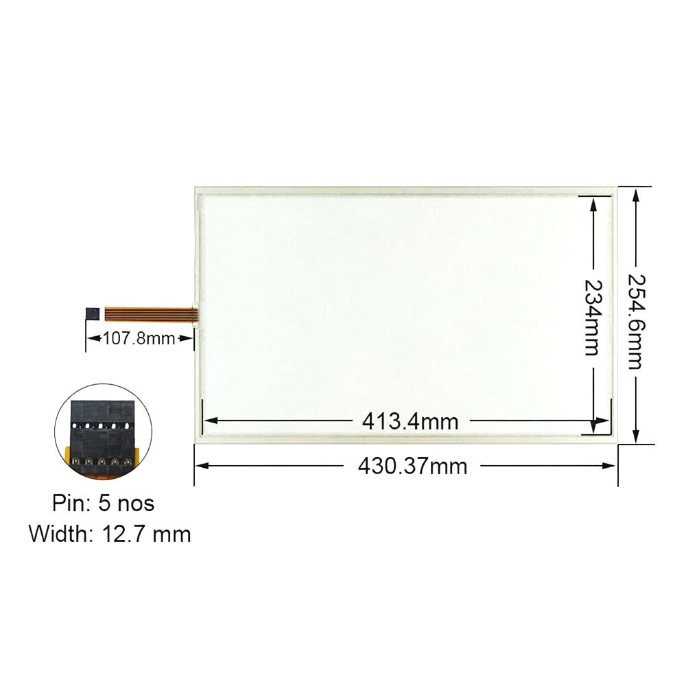 AMT2523 AMT 2523 AMT-2523 Touch screen panel glass Replacement