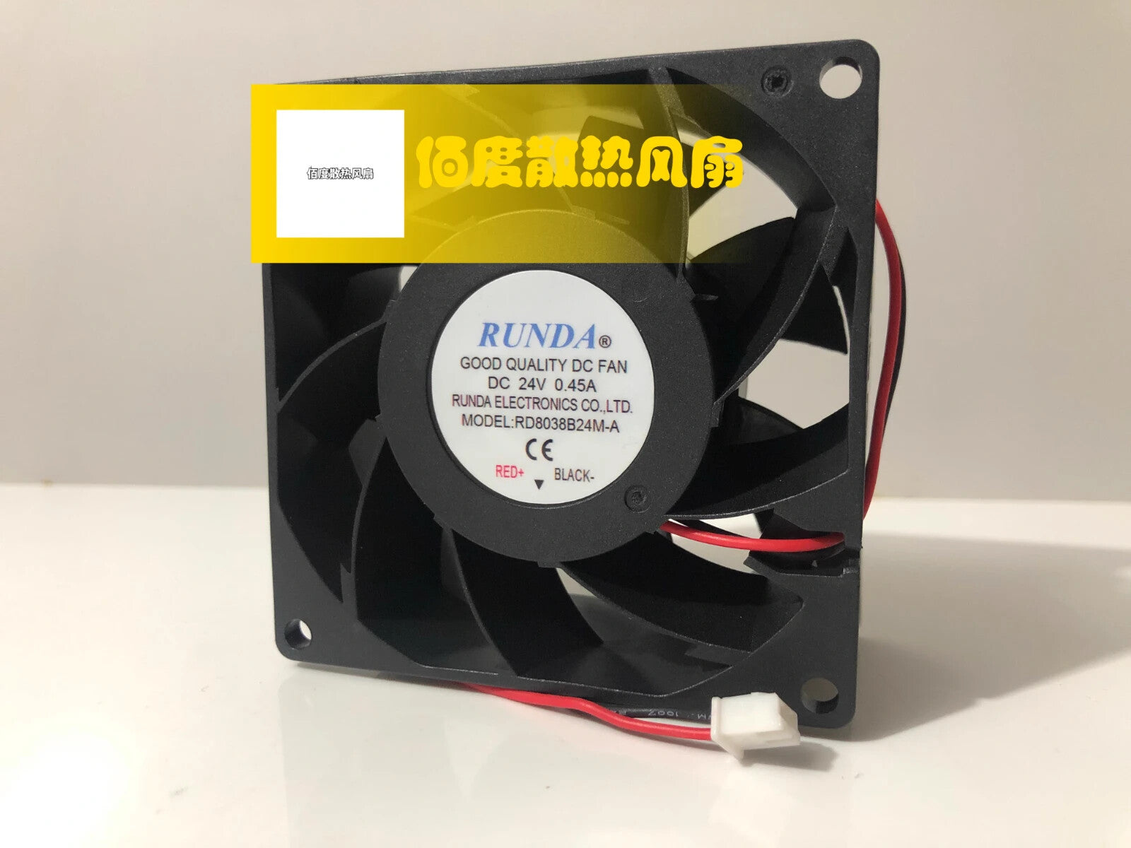 RUNDA RD8038B24M-A DC24V 0.45A 8038 8CM inverter cooling fan