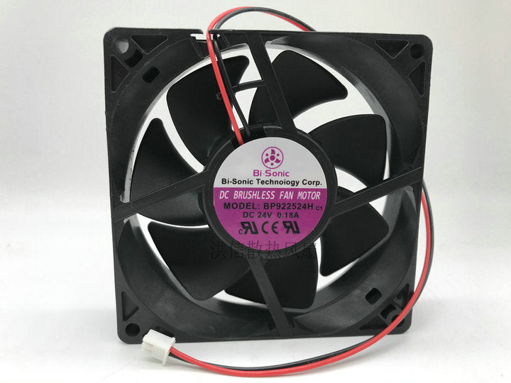Bi-Sonic BP922524H DC24V 0.18A 9CM 90mm inverter cooling fan 2pin