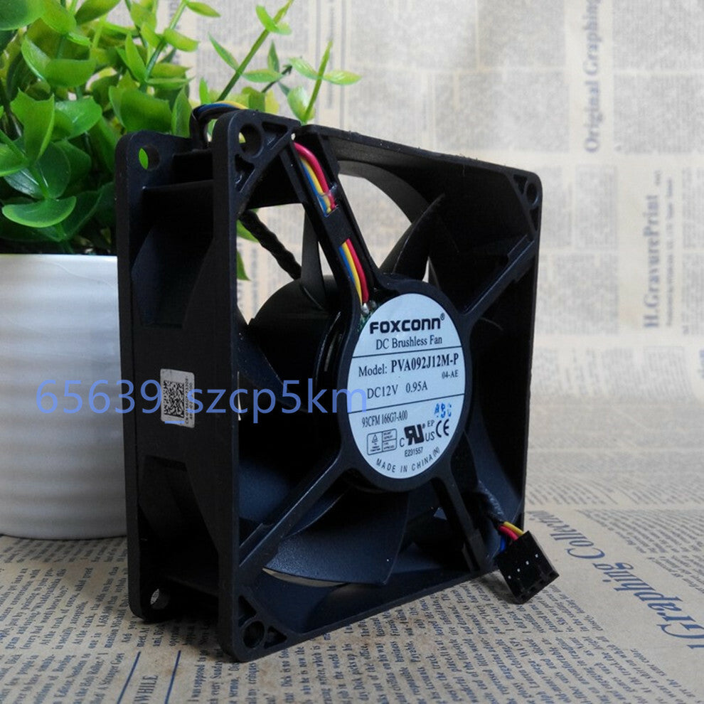 FOXCONN PVA092J12M-P Fan 12V 0.95A 90x90x32mm 4-Pin Case/CPU Cooling Fan