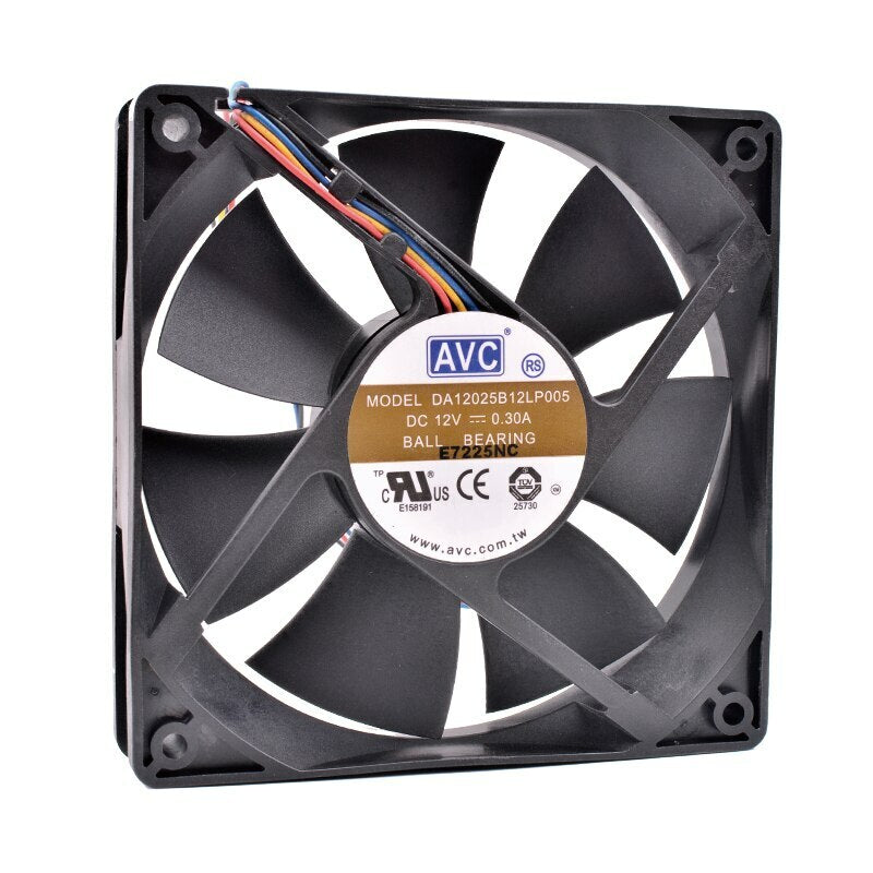 DA12025B12LP005 12cm 12025 12V 0.30A 4-wire PWM CPU high air volume cooling fan