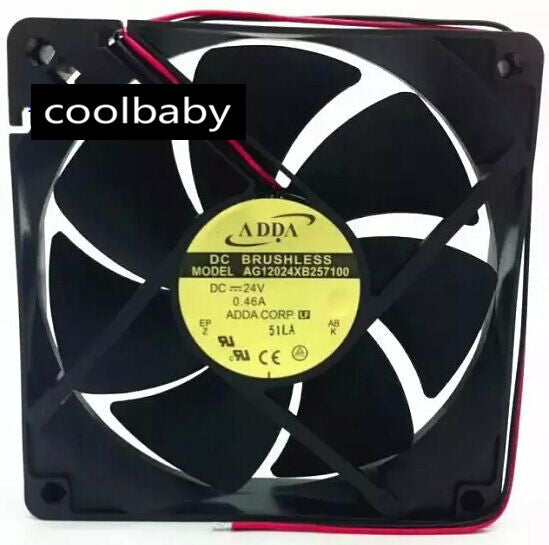 ADDA fan AG12024XB257100 24V 0.46A 120*120*25mm