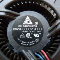 DELTA BUB0512HHD 5015 DC 12V 0.26A 3WIRE Blower projection turbine cooling fan