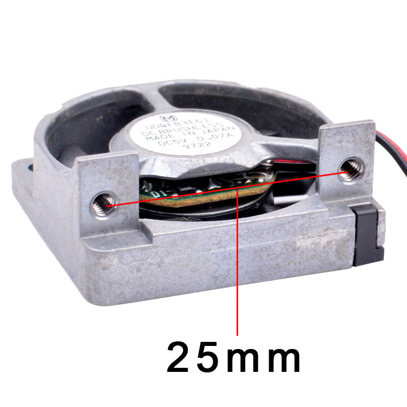 UDQFB3E61 30mm 30x30x10mm 3010 5V 0.07A double ball aluminum frame cooling fan