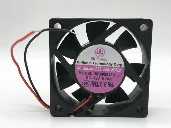 BI-SONIC SP602012H 12V 0.18A 60*20mm 60mm 2-wire Cooling fan