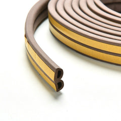 10M Self Adhesive Doors Windows Foam Seal Strip Soundproof Collision Rubber Seal