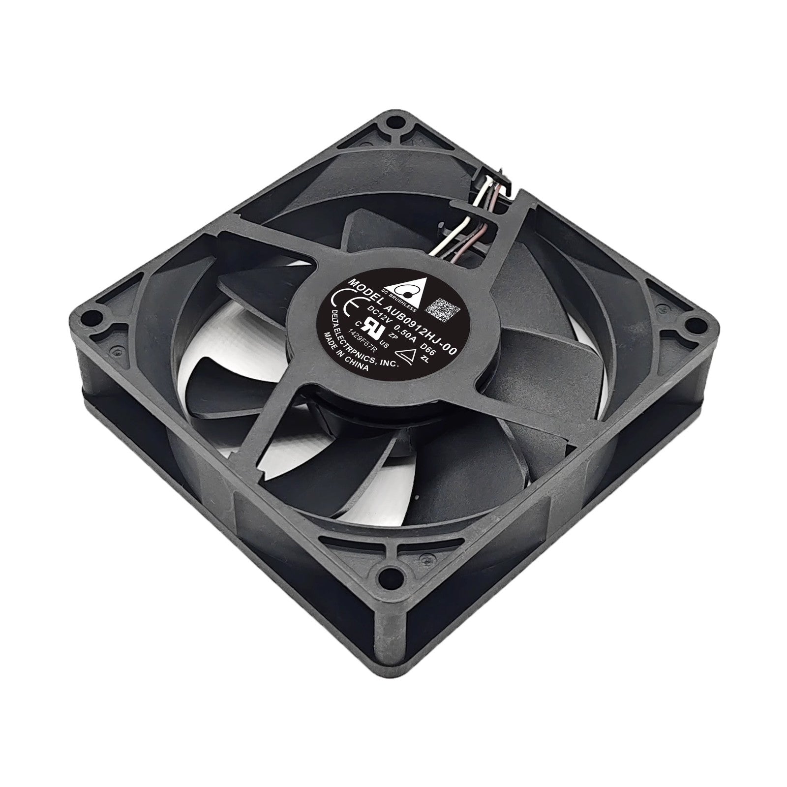 Delta AUB0912HJ-00 DC12V 0.50A 9025 9CM 3-wire cooling fan