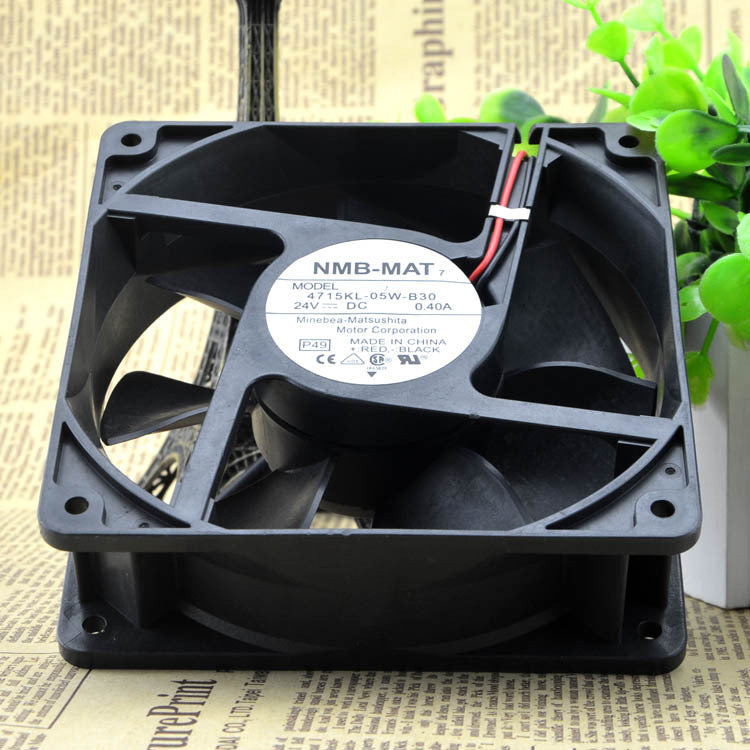 NMB-MAT7 4715KL-05W-B30 120*120*38mm 24V 0.4A 2pin CASE Cooling Fan