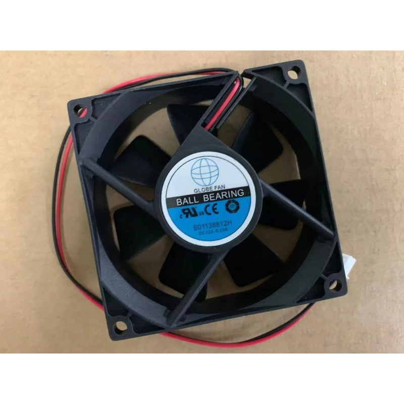 1PC GLOBE S01138812H 12V 0.23A 8CM 8025 2-wire power supply chassis cooling fan