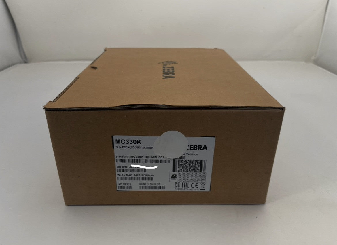 Zebra MC3300 4" Computer Barcode 2D Scanner BT Gun Android MC330K-GI3HA3US01