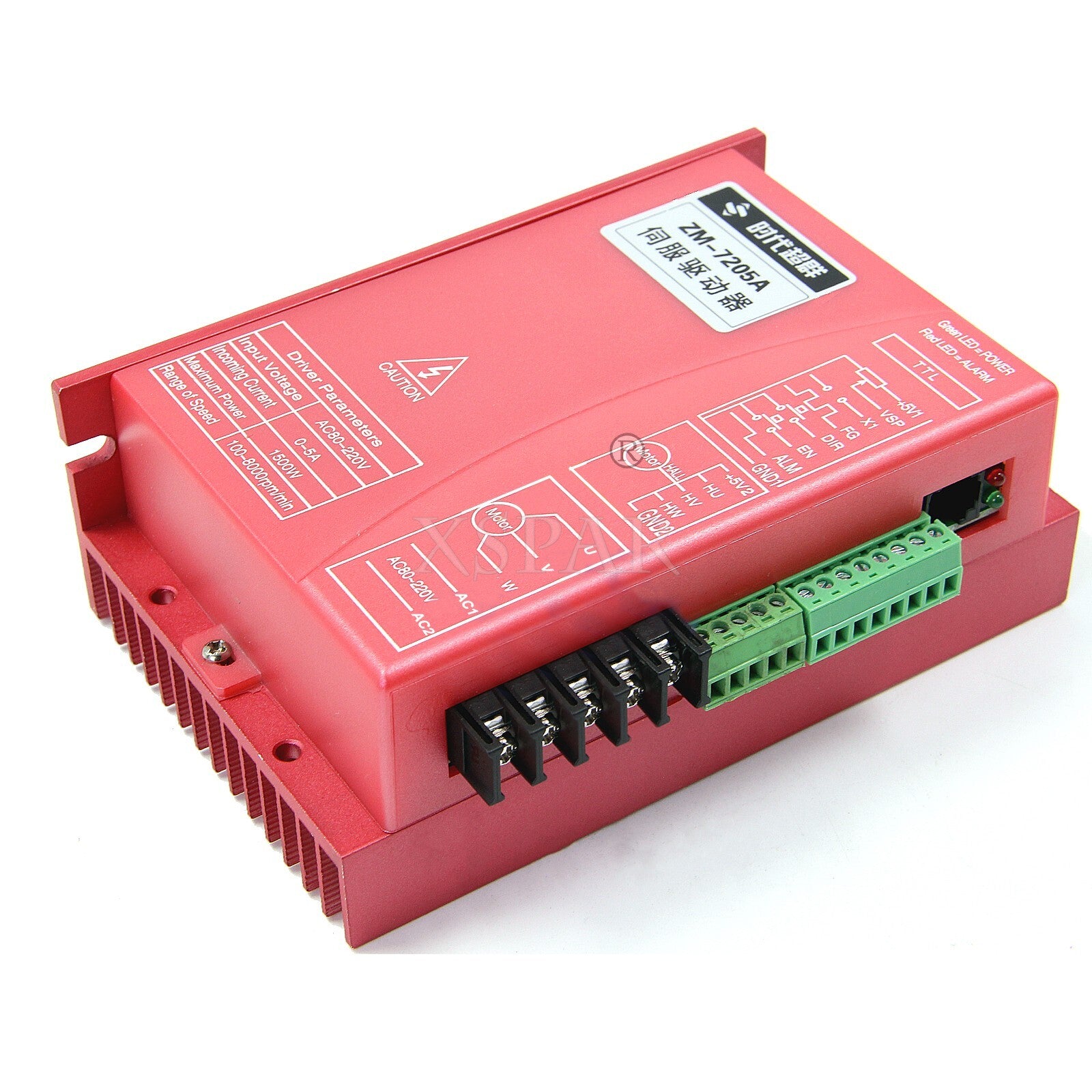 ZM-7205A 310V Brushless DC Motor Driver 220V AC Control with High Power