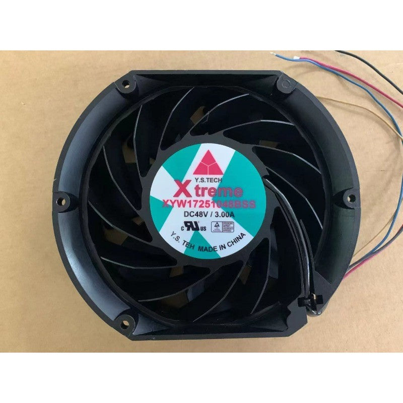 1pc XTREME XYW17251048BSS DC 48v/3.00A 17251 17CM 4-wire PWM fan