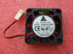 Delta AFB0412MA DC12V 0.10A 4010 40*40*10MM 2pin Double Ball Bearing Cooling Fan