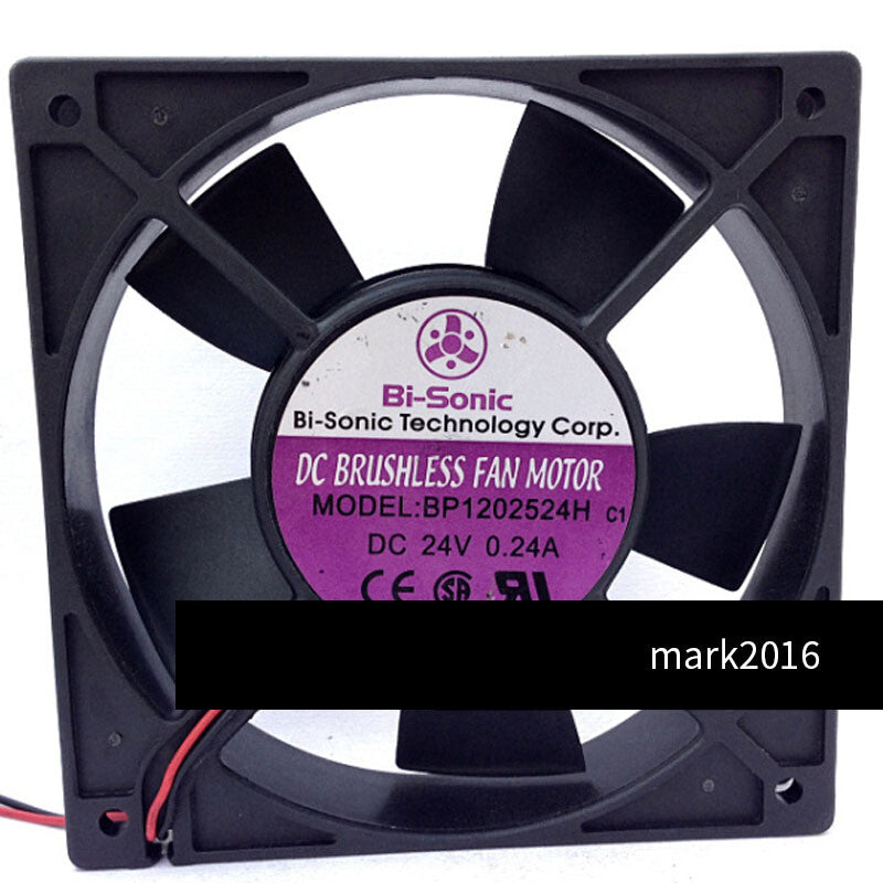 Bi-Sonic SP1202524H DC 24V 0.24A 120x120x25mm Server Cooling Fan
