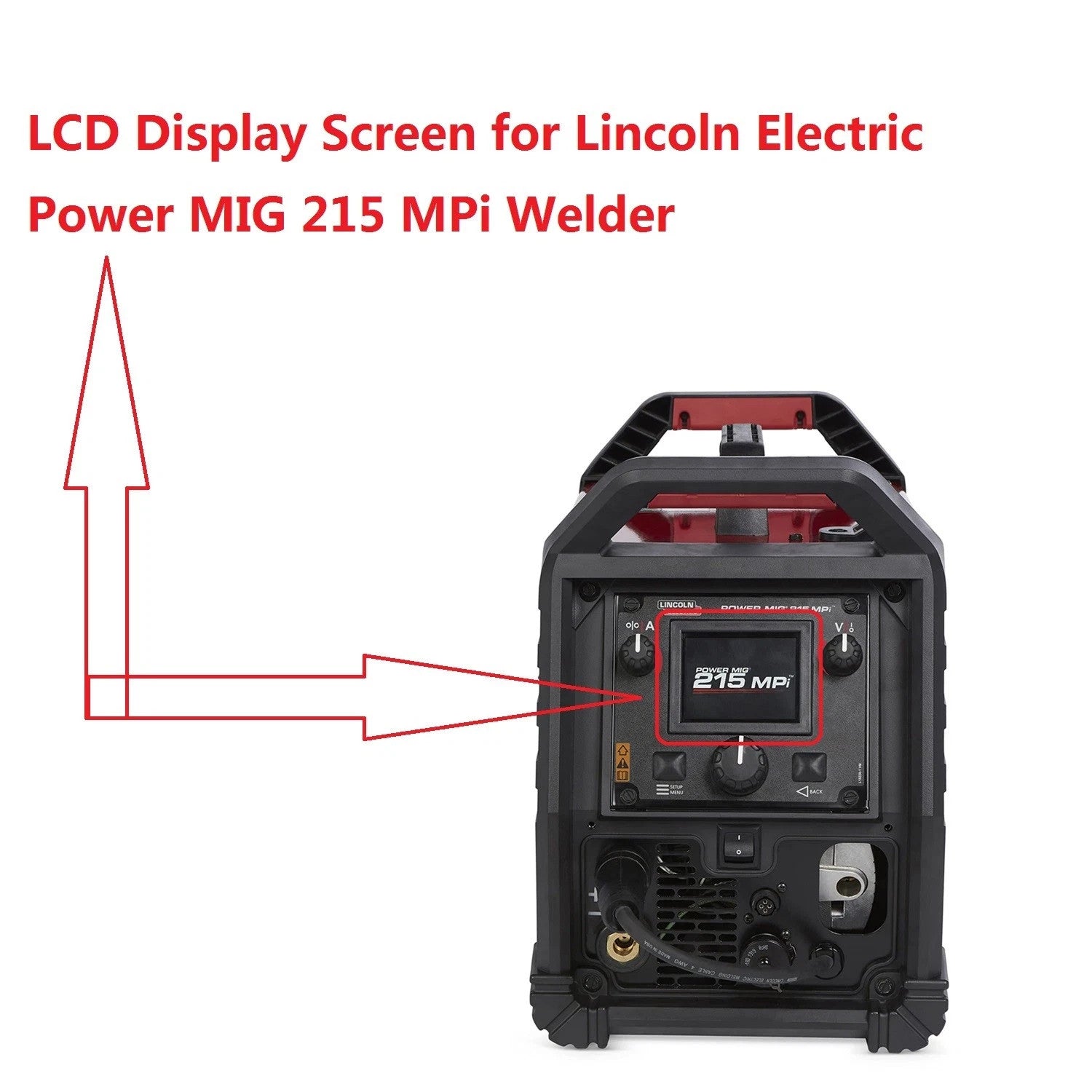 LCD Display Screen for Lincoln Electric Power MIG 215 MPi Welder