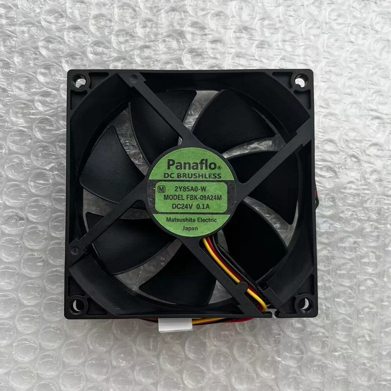 Panasonic FBK-09A24M 24V 0.1A 90*90*25MM three-wire device cooling fan