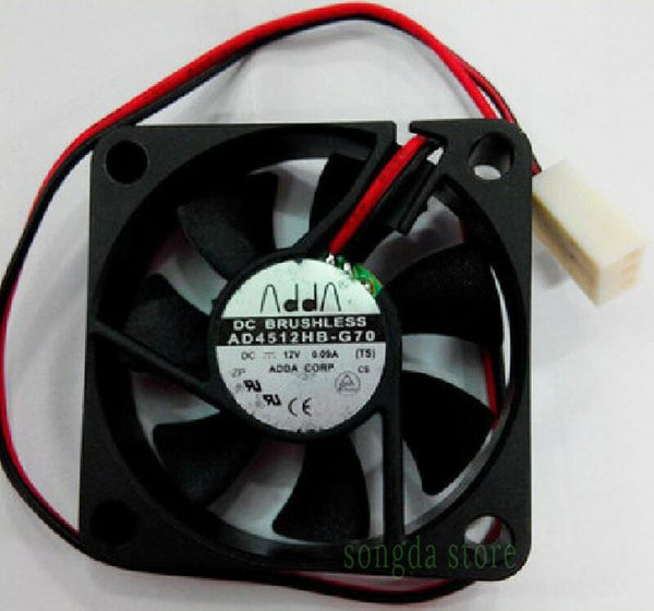 ADDA AD4512HB-G70 DC 12V 0.09A 2-wire 40mm 4510 45X45X10mm cooling fan