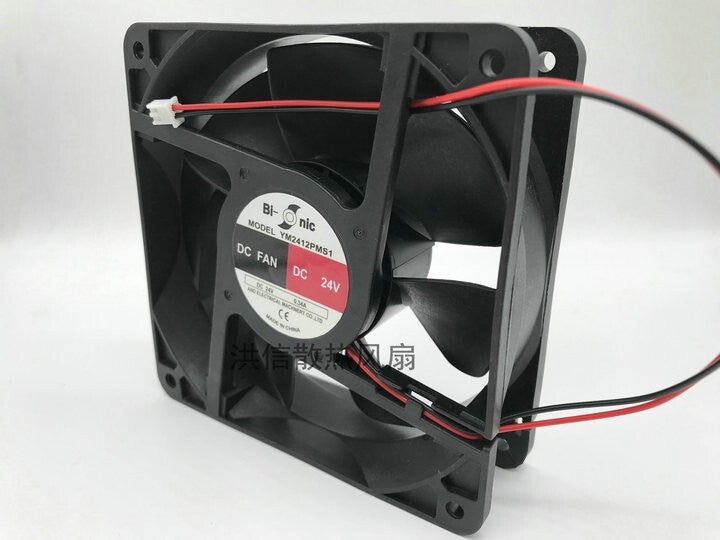 Bi-onic YM2412PMS1 12038 cooling fan DC24V 0.34A 120mm Axial fan 2pin