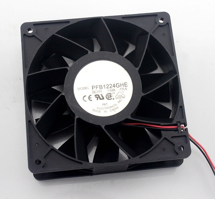 1PC For Inverter Cooling fan for PFB1224GHE 12038 24V 1.62A 12cm 2-Pin