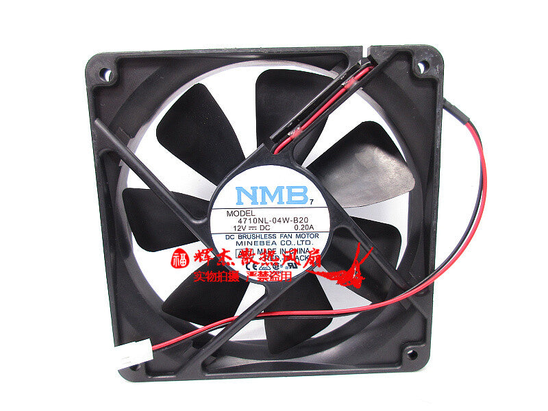 1PC NMB 12025 12V 0.20A 4710NL-04W-B20 12CM chassis cooling fan