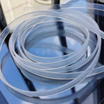 Solid Silicone Rubber Strip Flat Bar Light Box Seal Strip Heat Resistance Strip