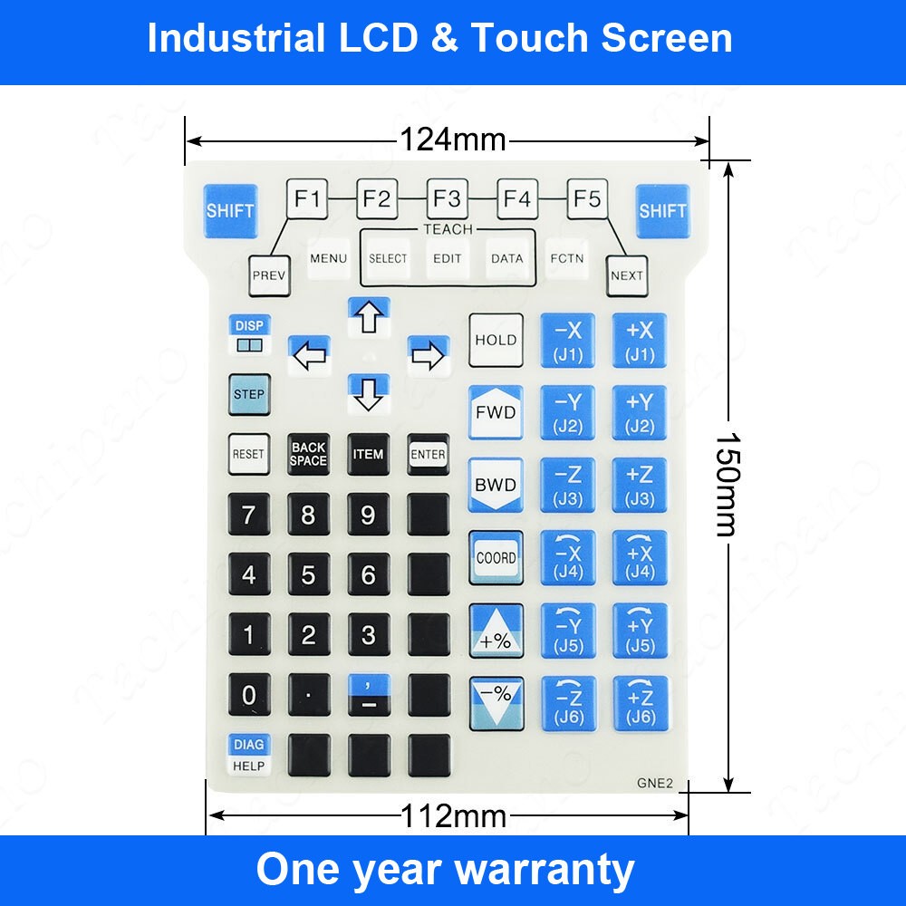 Protective Film for A05B-2490-C170 A05B-2490-C171 Teach Pendant Front Overlay