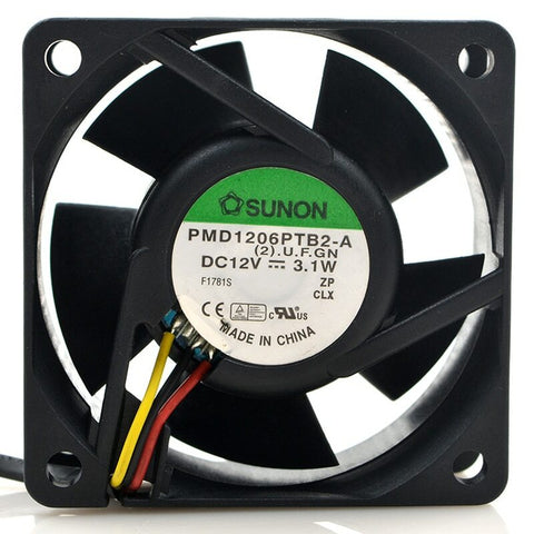 SUNON PMD1206PTB2-A DC 12V 3.1W 6CM 6025 60x60x25mm 3-Lines Cooling Fan