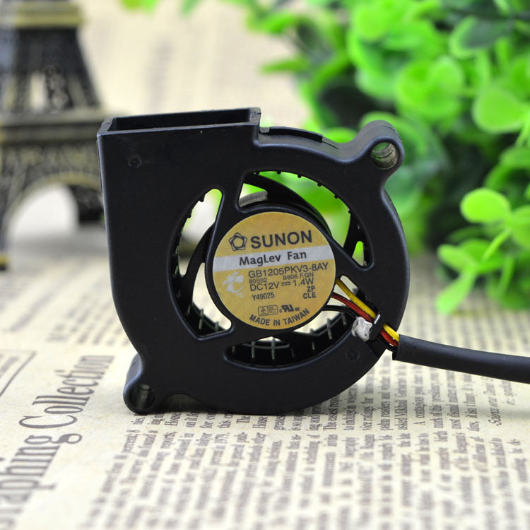 SUNON GB1205PKV3-8AY DC12V 1.4W 3Pin Maglev Cooling Fan