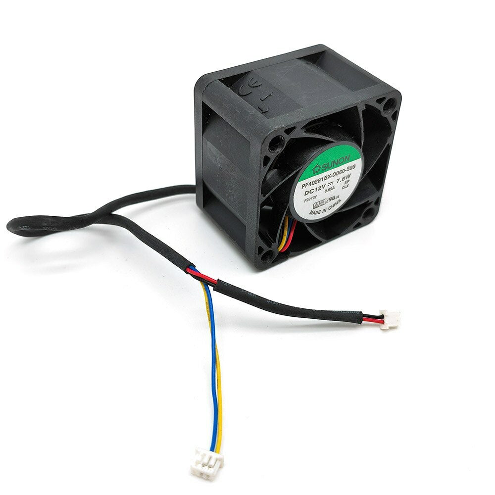 Sunon PF40281BX-D060-S99 4028 DC 12V 4cm chassis power PWM fan 17600RPM 24.9CFM