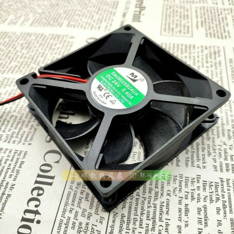 1xM DA08025B24UA DC24v 0.40A 8025 8CM Inverter cooling fan
