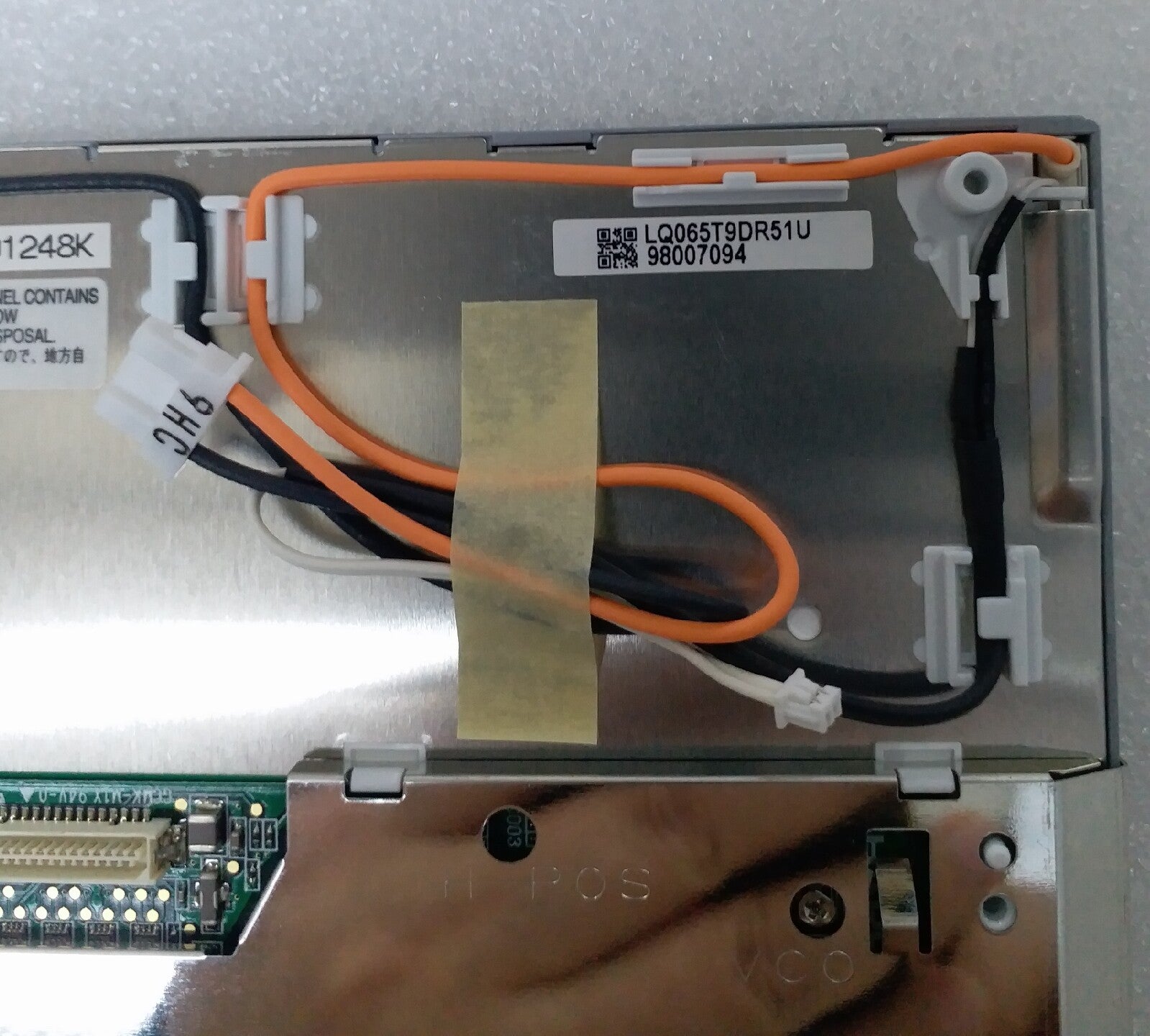 6.5" LCD for Cayenne PCM2,BMW CCC E60 E90 E63 E65 LQ065T9DR51U LQ065T9DR52U