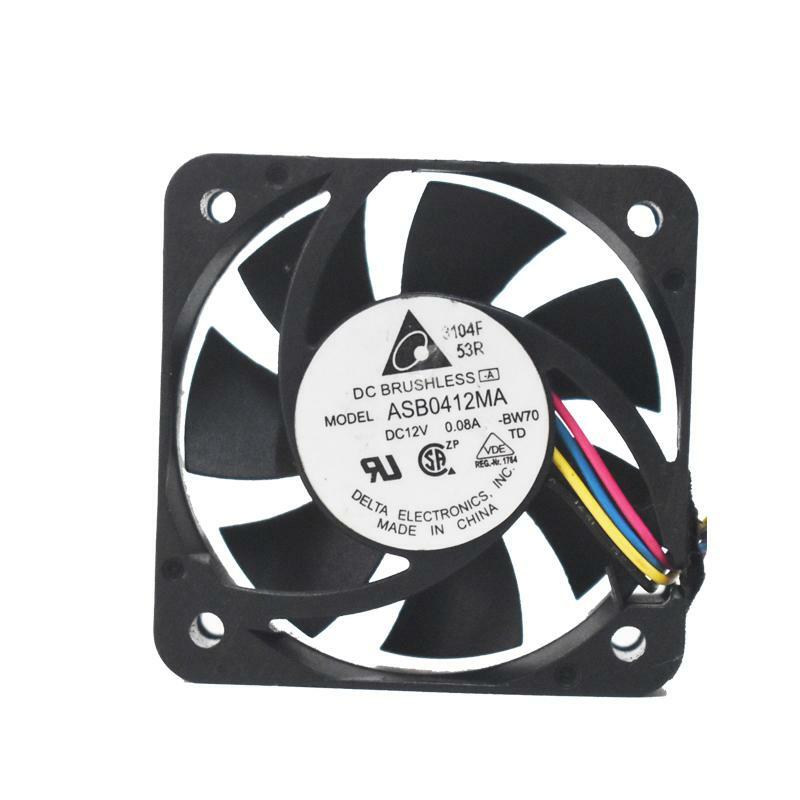 DELTA 12V 0.08A 40*40*10MM 4CM ASB0412MA 4Pin(2510) Cooling Fan
