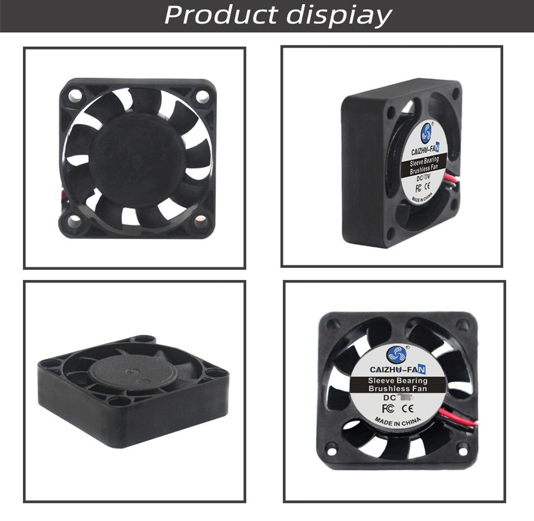 2pcs GOOD QUALITY DC Fan 24V 4CM 2PIN Silent Fan For DIY-3D Printer Cooling