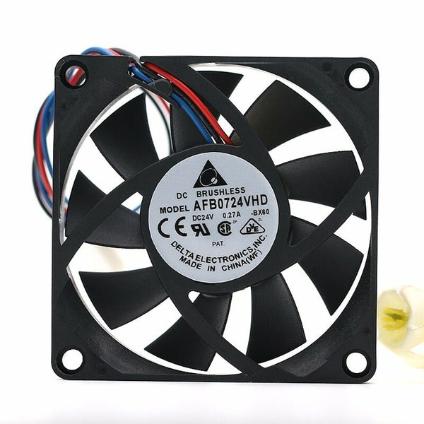 Delta AFB0724VHD DC24V 0.27A 7CM 7020 The inverter fan