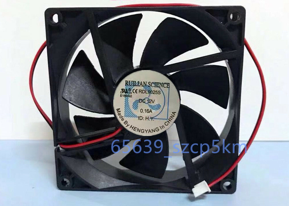 RUILIAN SCIENCE 9025 RDL9025S 12V 0.16A 92x92x25mm 2Pin Refrigerator Cooling Fan