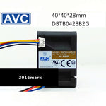 1pcs AVC DBTB0428B2G 40*40*28MM DC 12V 1A 4CM 4Pin Cooling Fan