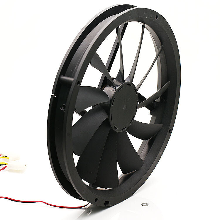 250mm 25cm DC 12V 1200RPM 40DBA Molex 4D 250X30 mm PC Computer Case Cooling Fan