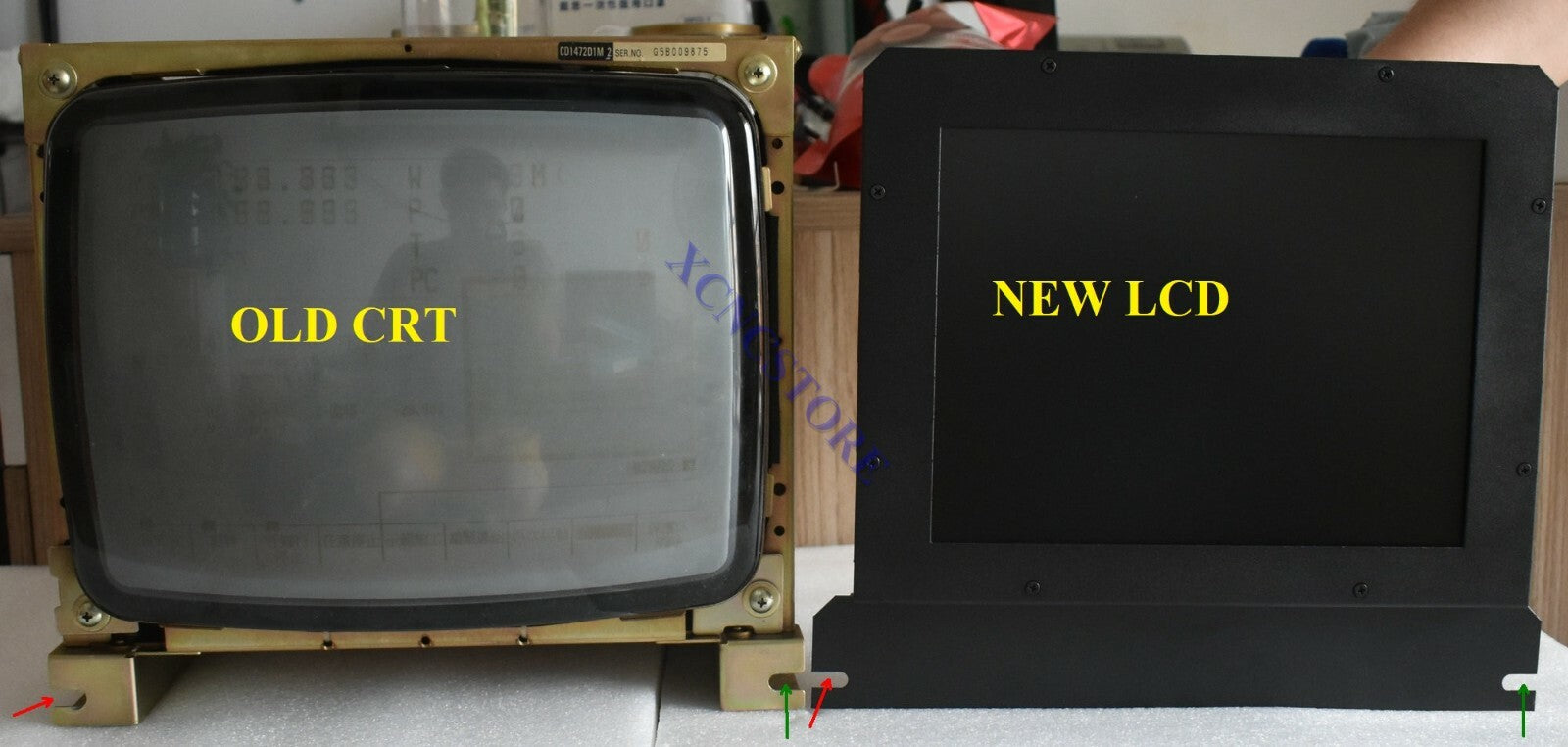 PLUG AND PLAY LCD RETROFIT FOR Hitachi Seiki HITEC-Turn 25S MITSUBISH C-5470YE