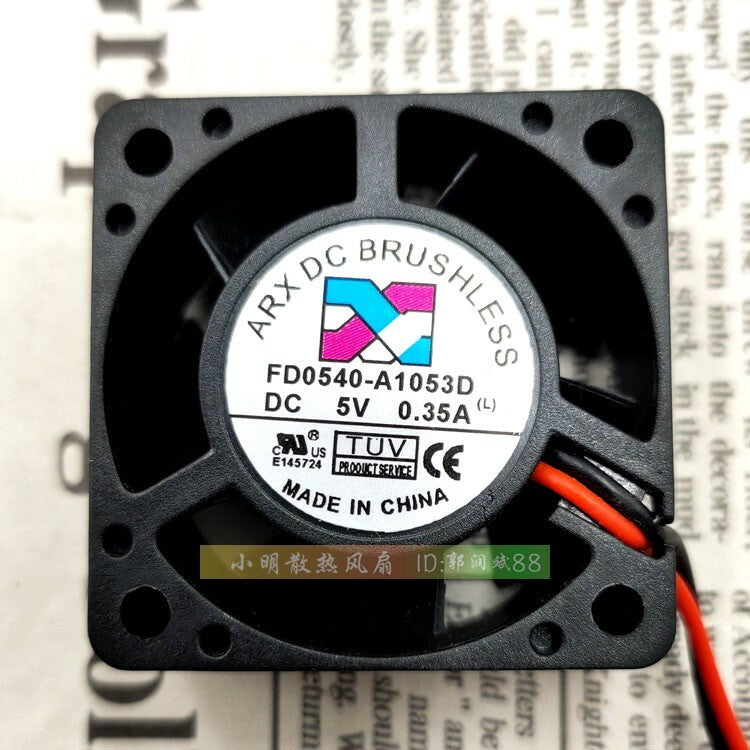 ARX FD0540-A1053D 5V 0.35A 4020 4CM 2 line cooling fan