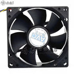 AVC 8025 DL08025R12U 12V 0.5A 8CM 4-pin PWM Speed Regulating Fan