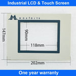 Touch Screen Panel Glass EL 105C EL105c Monforts 3251-0003 + Overlay Film